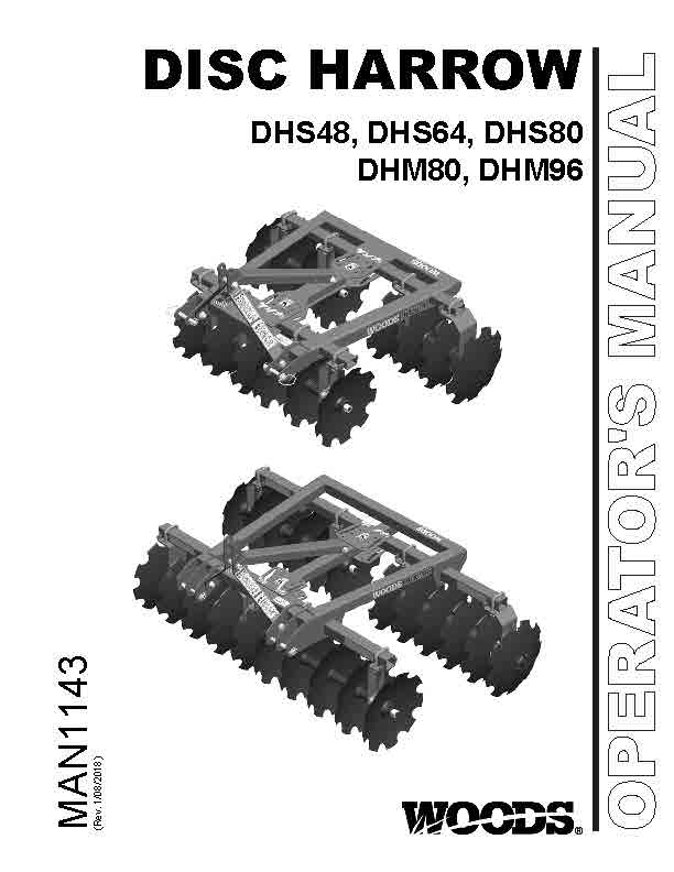 DHS48-DHS64-DHS80-DHM80-DHM96-Disc-Harrow-Manual