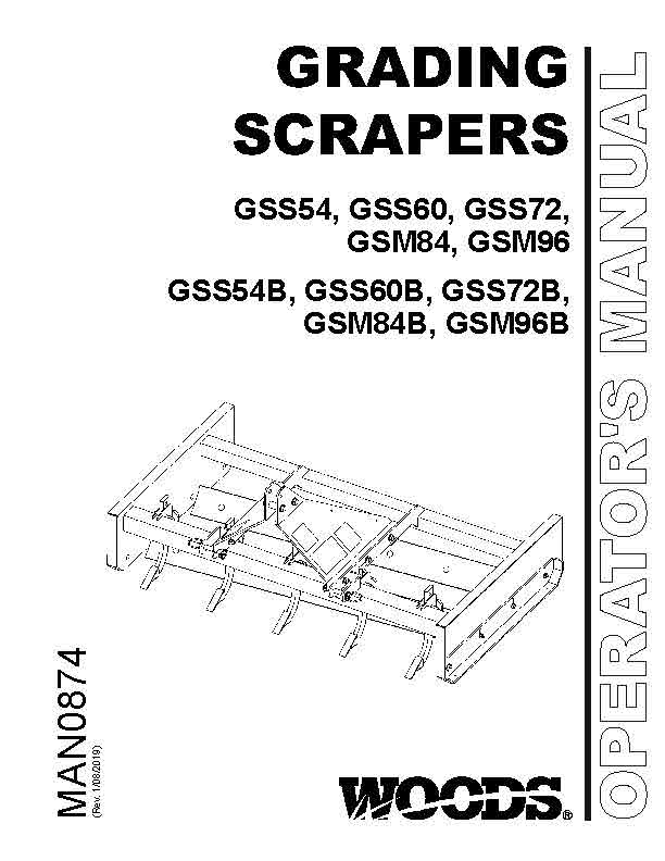 GSS54P-GSS60P-GSS72P-GSM84P-GSM96P-Grading-Scraper-Manual