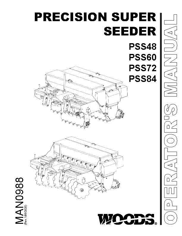 PSS48-PSS60-PSS72-PSS84-Precision-Super-Seeder-Manual